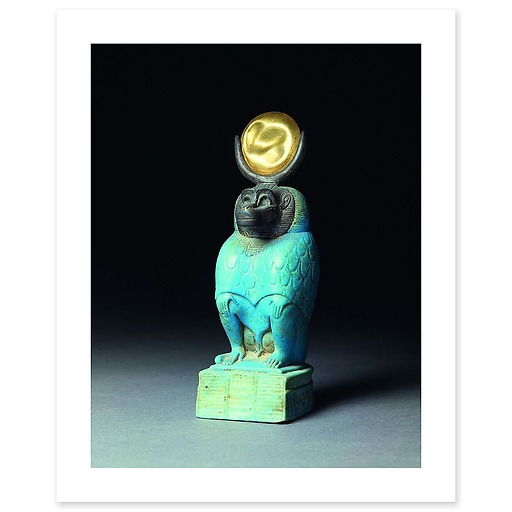 Statuette du dieu Thot en babouin (affiches d'art)