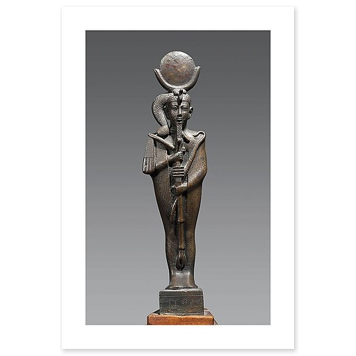 Statuette du dieu-lune Khonsou momiforme (affiches d'art)
