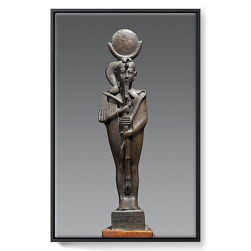 Statuette du dieu-lune Khonsou momiforme (framed canvas)