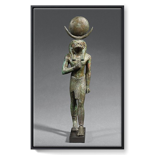 Statuette du dieu-lune à tête de faucon Khonsou (toiles encadrées)