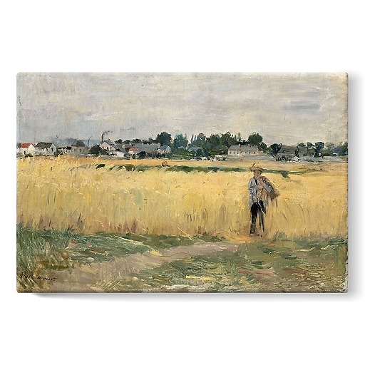 Dans les blés (détail) (stretched canvas)
