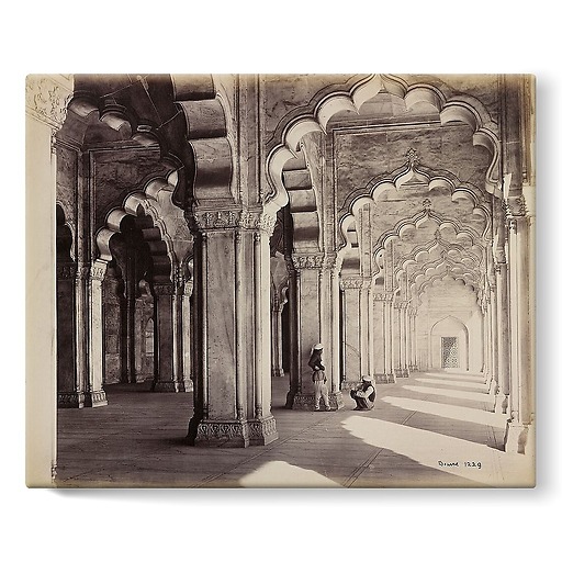 Agra. Mosquée de la Perle (Moti Masjid), 1863-1870 (toiles sur châssis)