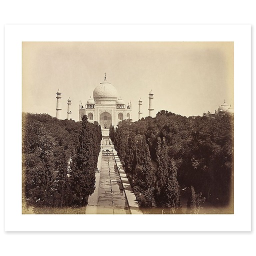 Agra. Le Taj Mahal, 1863-1870 (toiles sans cadre)