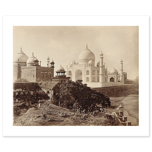 Agra. Le Taj Mahal, 1870-1880 (toiles sans cadre)