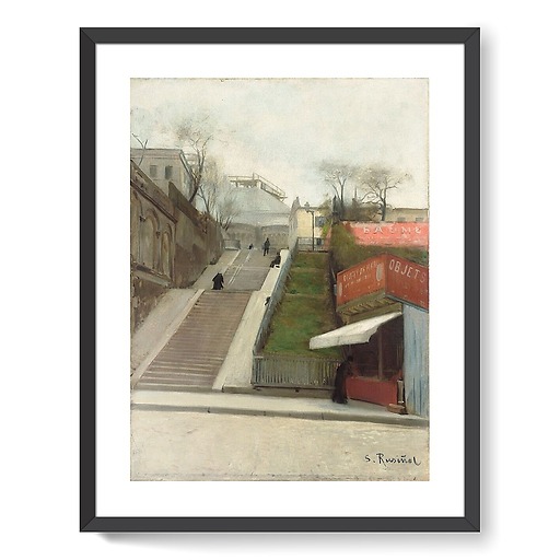 Le Sacré-Coeur en construction (framed art prints)