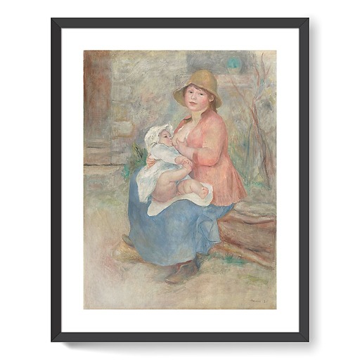 Maternité, L'Enfant au sein ou Madame Renoir et son fils Pierre (framed art prints)