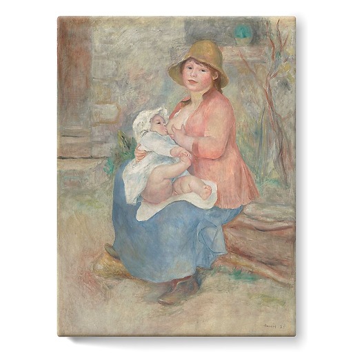 Maternité, L'Enfant au sein ou Madame Renoir et son fils Pierre (stretched canvas)