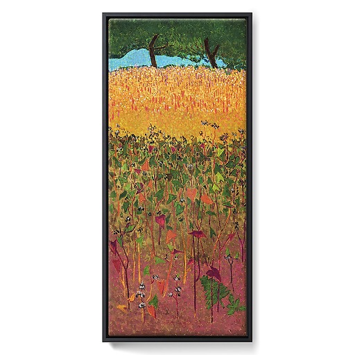 Le Champ de blé d'or et de sarrasin (détail) (framed canvas)