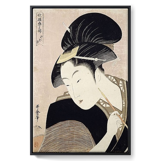 Le trésor des vassaux fidèles, drame de Tageda Izumo : l’attaque de nuit, série de l’Histoire des quarante-sept rônins (framed canvas)