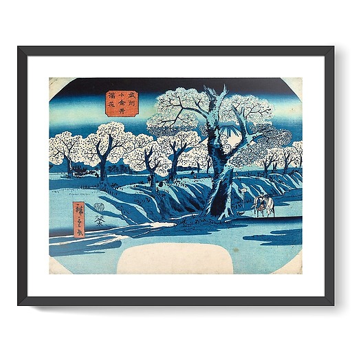 La floraison à Koganei (framed art prints)