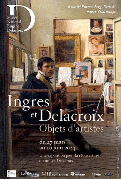 Ingres and Delacroix. Artists' Objects