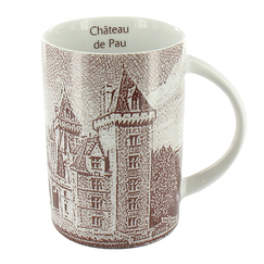 Set of 4 Mugs "Ch&acirc;teau de Pau"