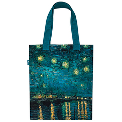Sac tote bag Van Gogh - Nuit étoilée sur le Rhône