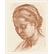 Estampe Portrait de Lucrezia Fede, femme du peintre - Andrea del Sarto
