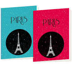 Notebook Paris Glitters