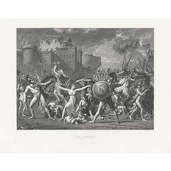 Estampe Les Sabines - Jacques-Louis David