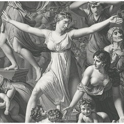 Estampe Les Sabines - Jacques-Louis David
