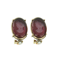 Intaglio with the effigy of Josephine Earrings