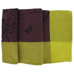 Nappe Herbier du Roy / Aubergine-Noire