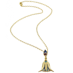 Collier Fleur et bouton Lotus