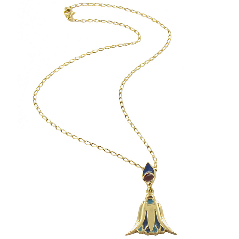 Collier Fleur et bouton Lotus