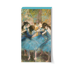 Bloc liste Edgar Degas - Danseuses bleues