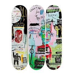 Skateboards Triptyque Jean-Michel Basquiat In Italian - The Skateroom