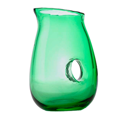 Carafe en verre transparent Vert - Pols Potten