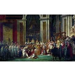Affiche Le sacre de Napoléon 1er et le couronnement de l'impératrice Joséphine