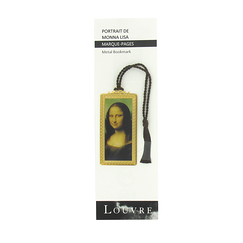 Metal bookmark Da Vinci - Mona Lisa
