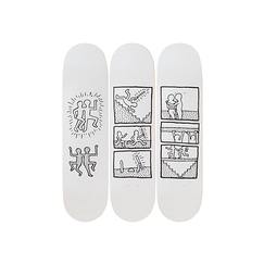 Skateboards triptyque Keith Haring Untitled 1981 - The Skateroom