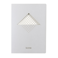 Notebook A5 The Louvre Pyramid - Silver