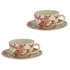 Coffret de 2 tasses à thé "Les délices des 4 saisons"