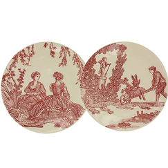 Gift box of 4 canap&eacute; plates  "The Delights of the Four Seasons"