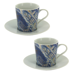 Set de 2 tasses &agrave; caf&eacute; "Cath&eacute;drale"