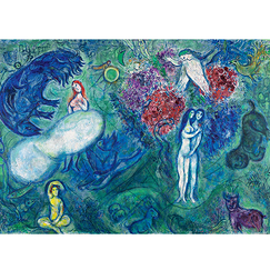 Affiche Marc Chagall - Le paradis