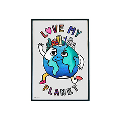 Giant coloring poster - Love my Planet