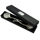 Coffret 2 cuillères baroques coquillage