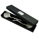 Coffret 2 cuillères baroques coquillage