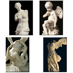 4 magnets sculptures