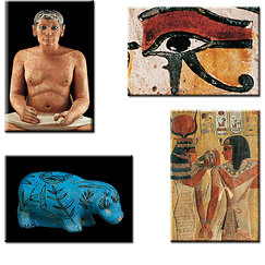 Egypt 4 Magnets Set