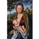 Lucas Cranach l'Ancien, La Vierge allaitant l'enfant, Budapest Szépmuvészeti Muzeum