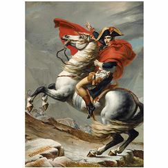 Affiche Jacques-Louis David - Bonaparte, premier consul, franchissant le Grand Saint-Bernard, 20 mai 1800