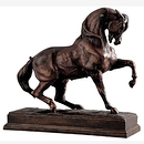 Cheval piaffant - Barye