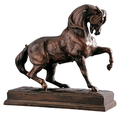 Cheval piaffant - Barye