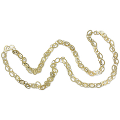 Collier  2 rangs 2 anneaux