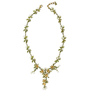 Collier "Bouton" et "Fleur"