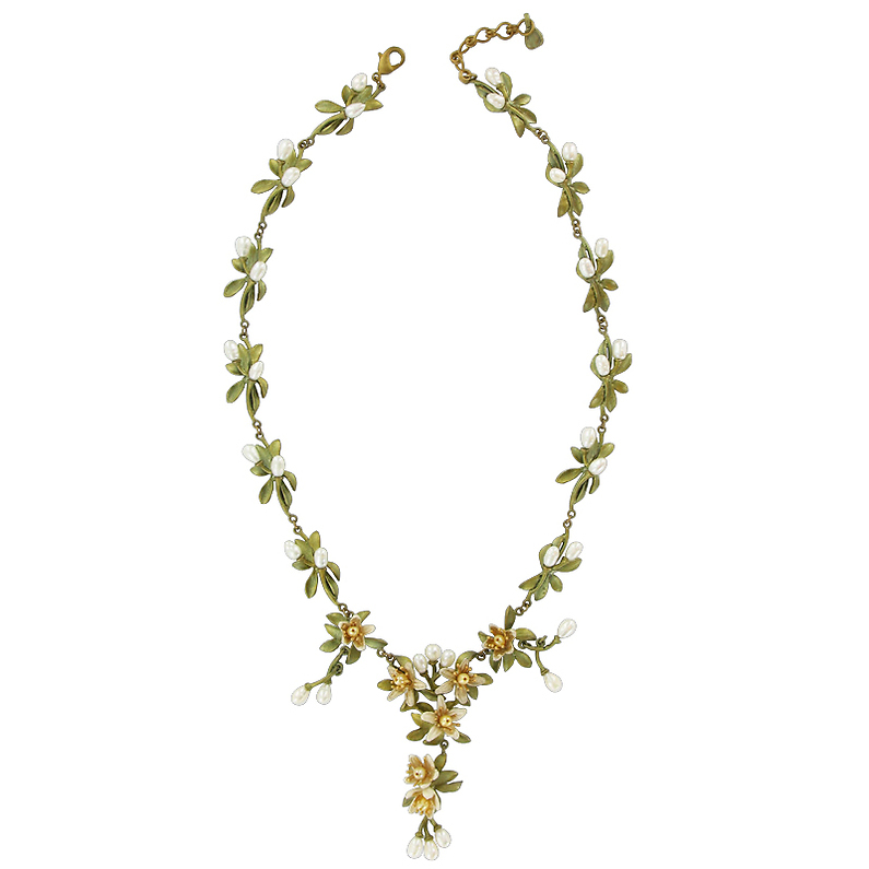 Collier "Bouton" et "Fleur"