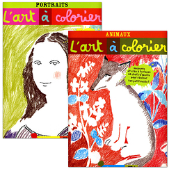 L'art &agrave; colorier "Animaux" et "Portraits"