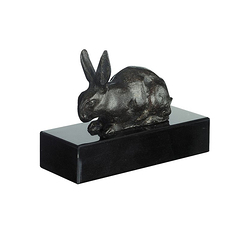 Lapin couché - Barye